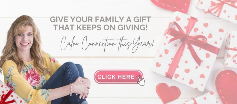 online parent support group as jami sits with hearts and a gift to signify gift to your family