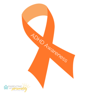 ADHD awareness orange ribbon